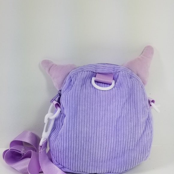 Kumori corduroy over the shoulder girls purse with 2 zippered compartments - Picture 6 of 12